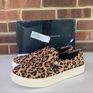 Dr. Scholl's Women's No Chill Slip On Loafers Leopard Print Size US 9 W Wide